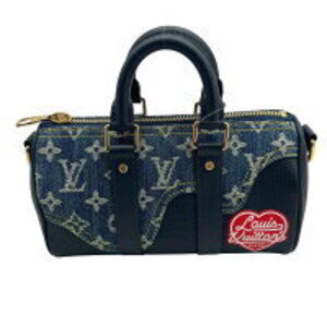Louis Vuitton Monogram Taurillon Shoulder Leather Denim Bag Messenger